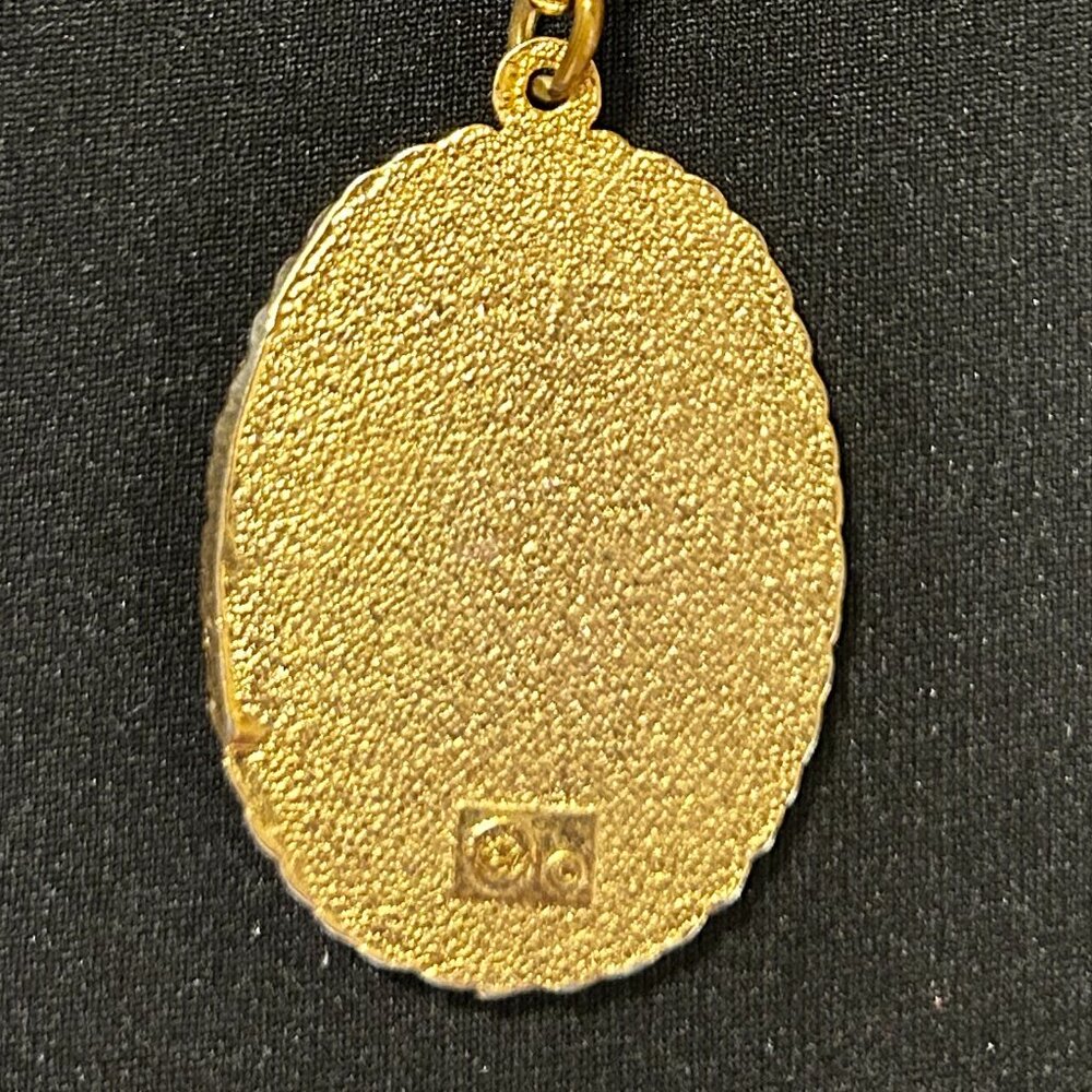 Enamel, Rhinestone Key Chain (February) - Picture 2 of 2